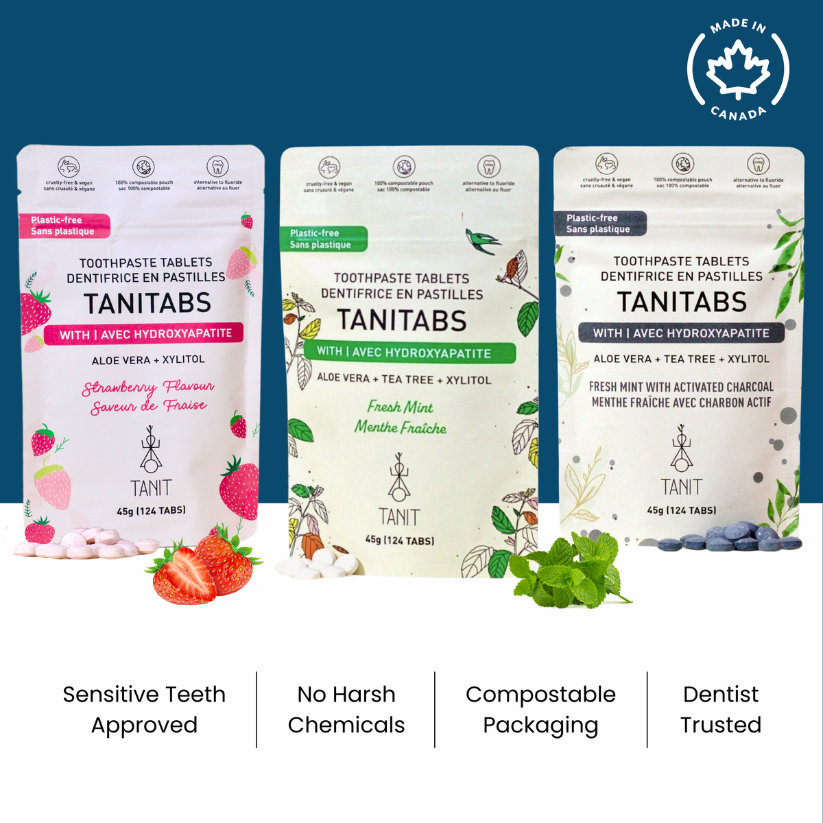 Strawberry Toothpaste Tablets - 4-month supply
