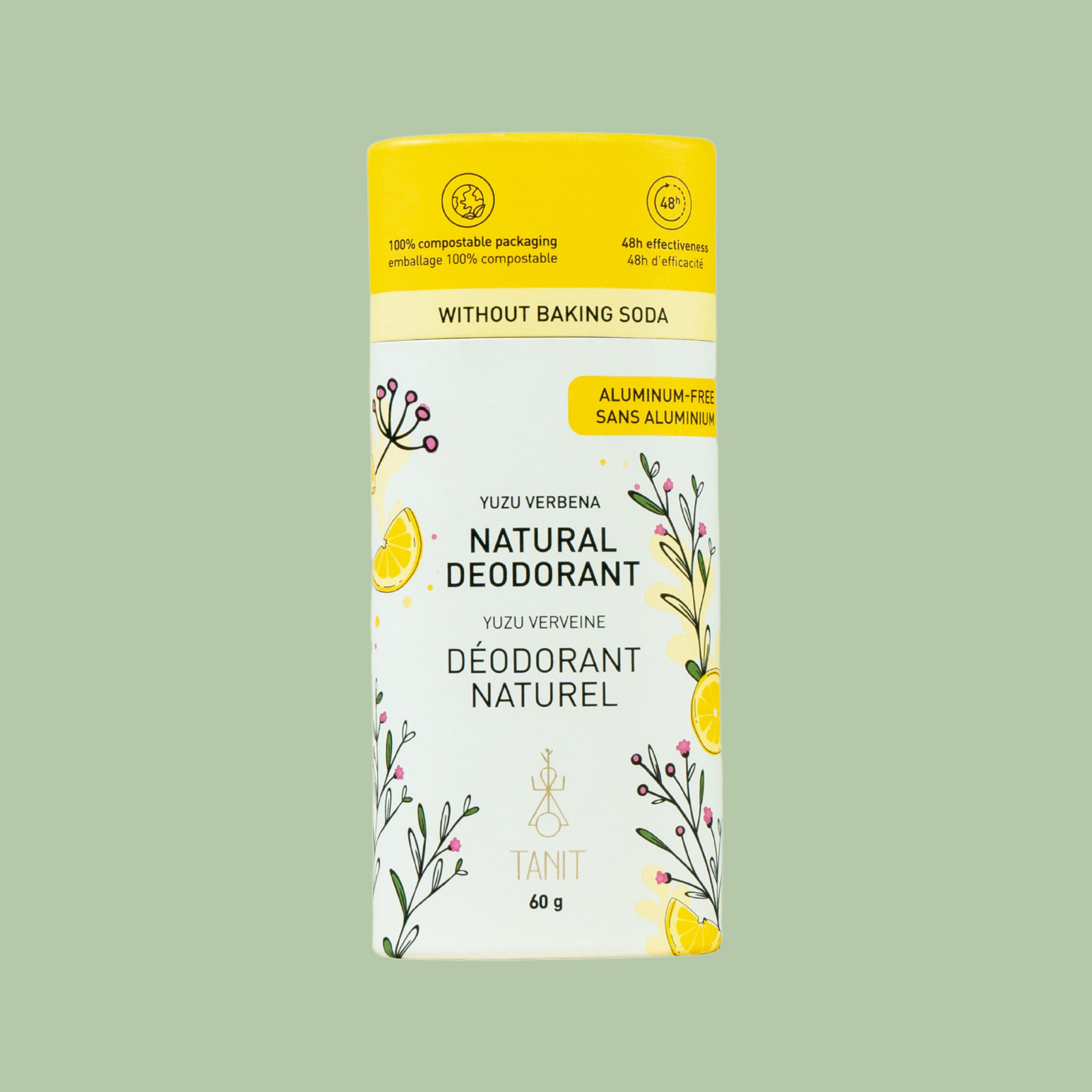 Natural Solid Deodorant Yuzu