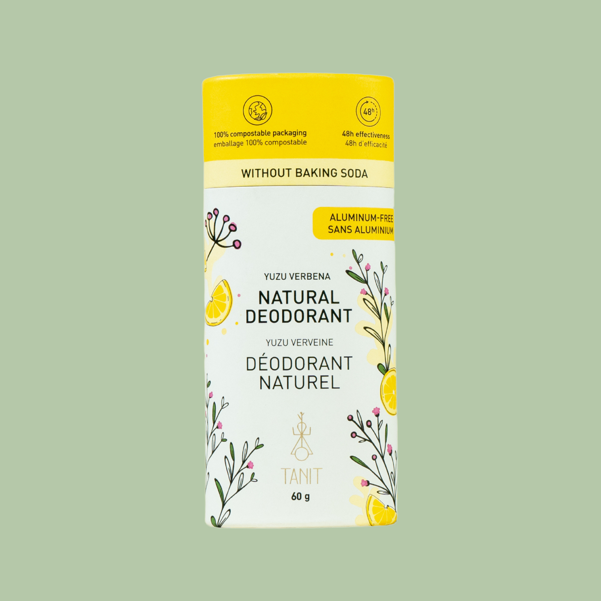 Natural Solid Deodorant Yuzu
